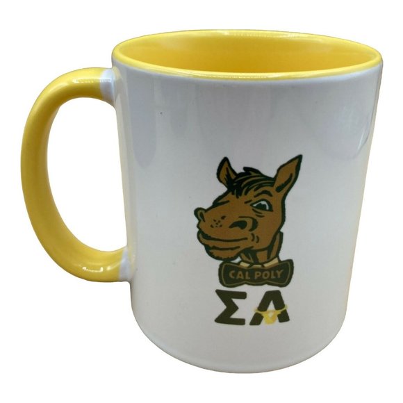 CAL POLY Mustang ΣΑ Coffee Mug Musty Horse  Fraternity